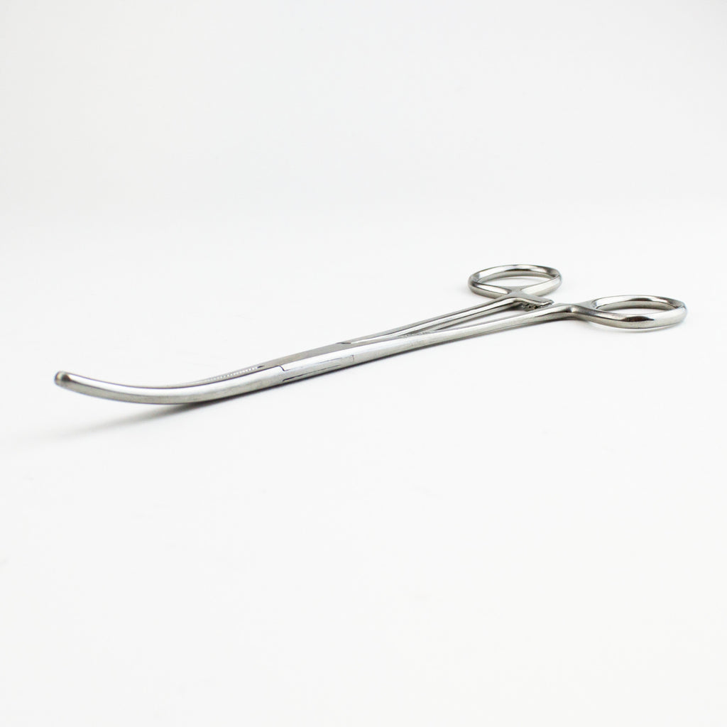 7.5in Curved Nose Stainless Steel Hemostats (Carded)