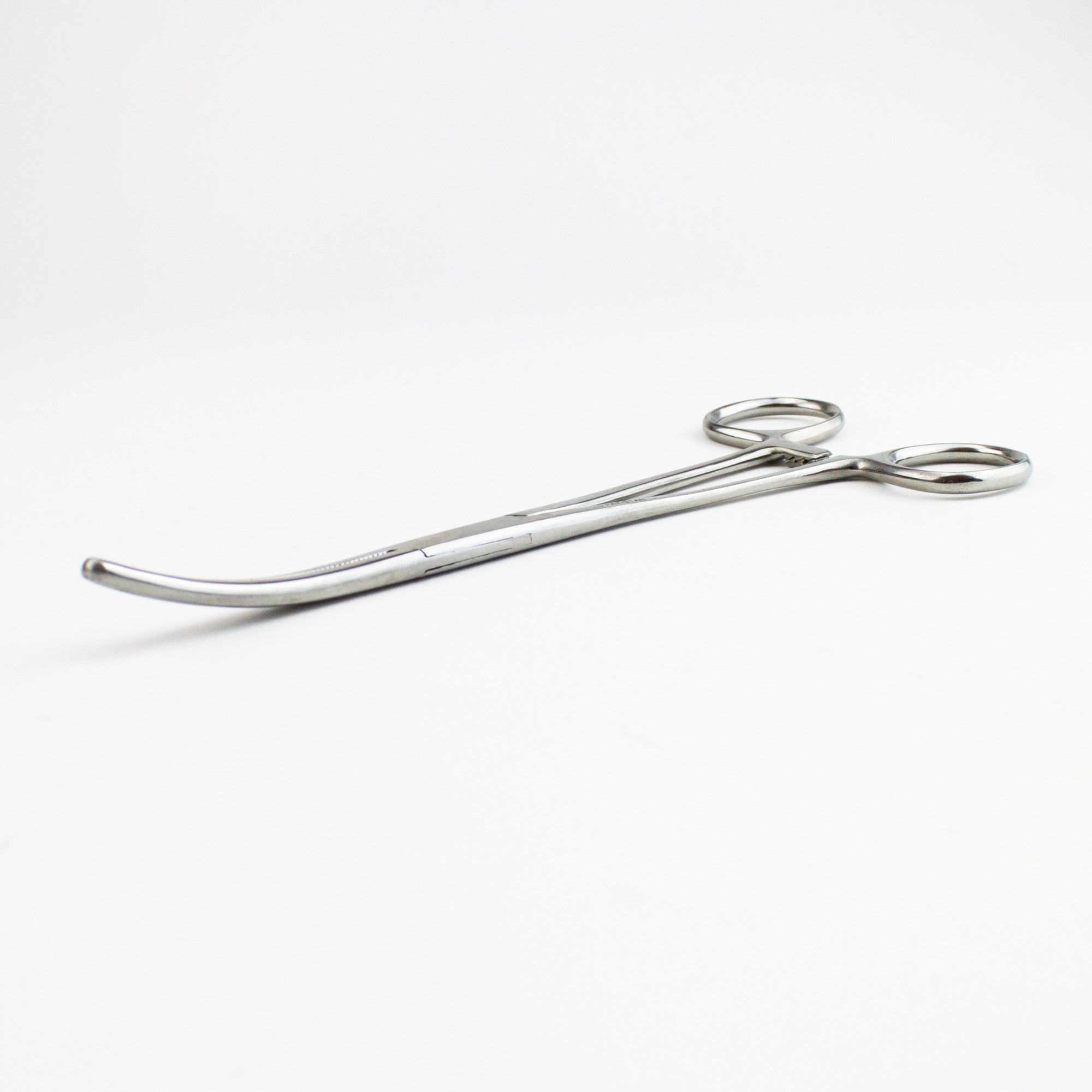 7.5in Curved Nose Stainless Steel Hemostats (Carded)