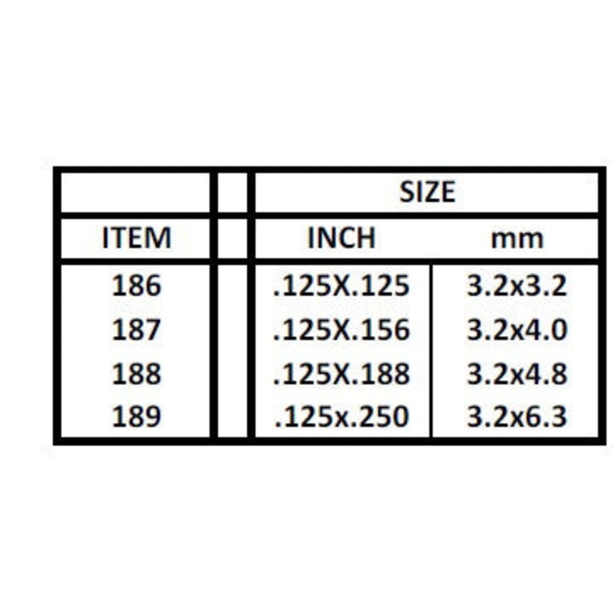14in (~35cm) Strip .010x.020in (~0.25x0.5mm) (50 per pack)