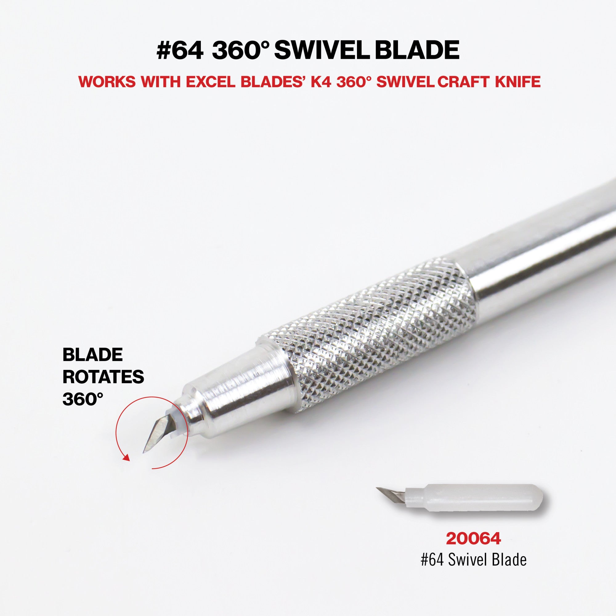 360deg Swivel Blade (2 pcs) (Carded)