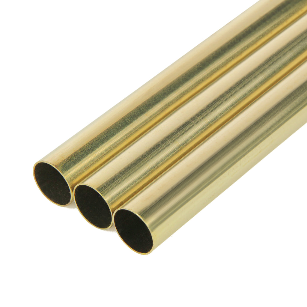 Brass Round Tube 1/16  12in - .014in Wall (3 pcs)