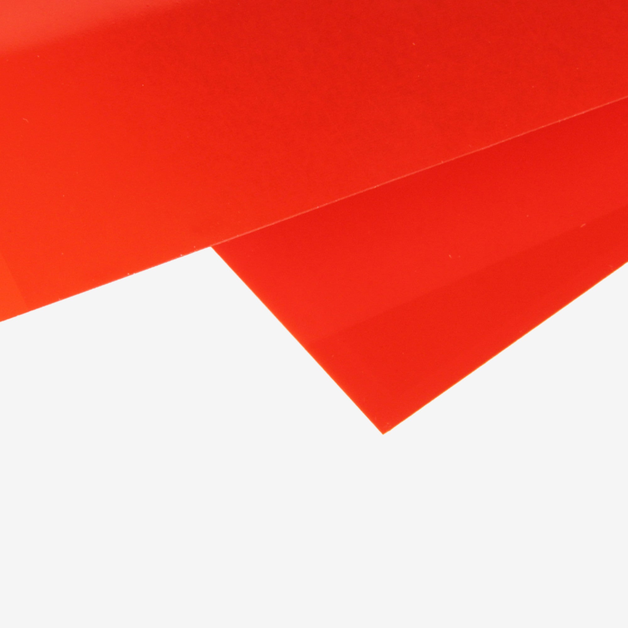6x12in (~15x30cm) Transparent Coloured Sheet .010in (~0.25mm) Thick Red (2 per pack)