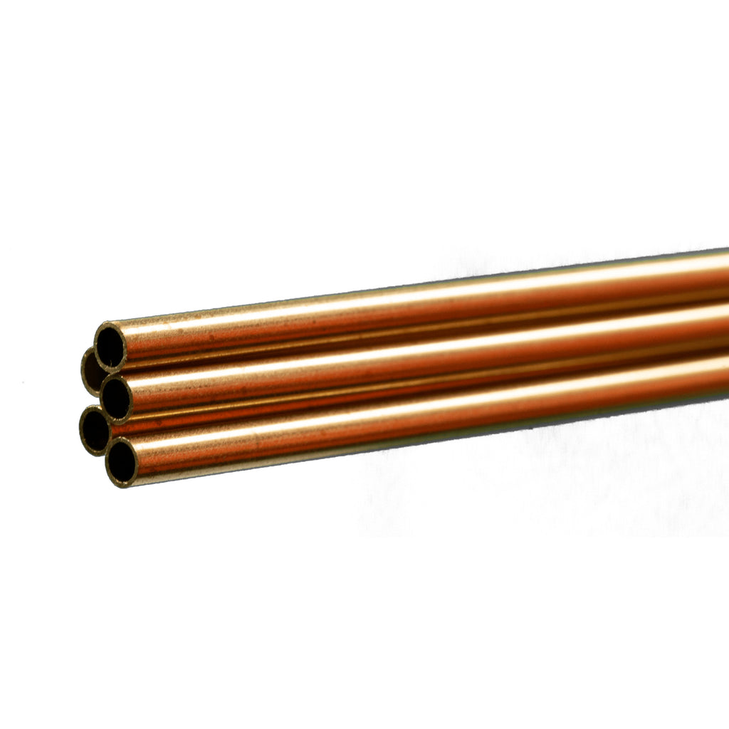Brass Round Tube 1/16  12in - .014in Wall (3 pcs)