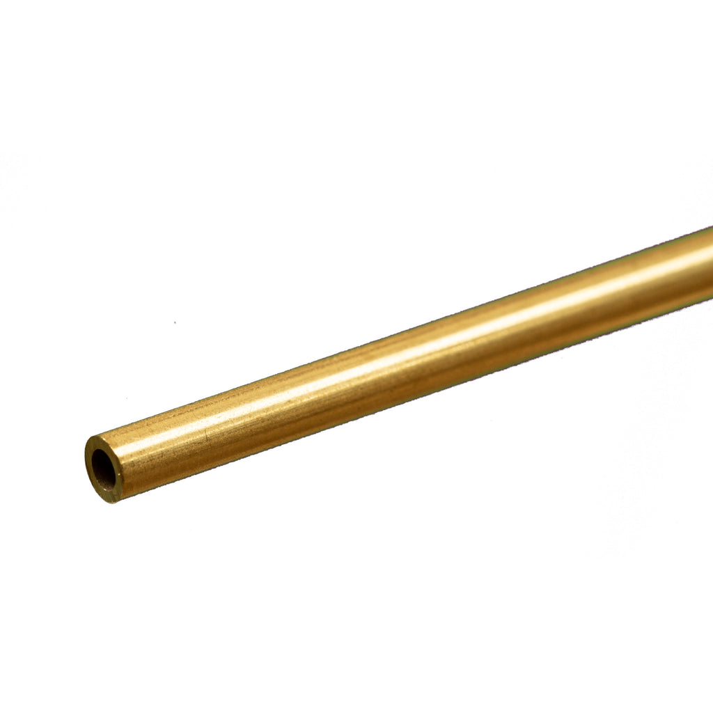 Brass Round Tube 1/16  12in - .014in Wall (3 pcs)