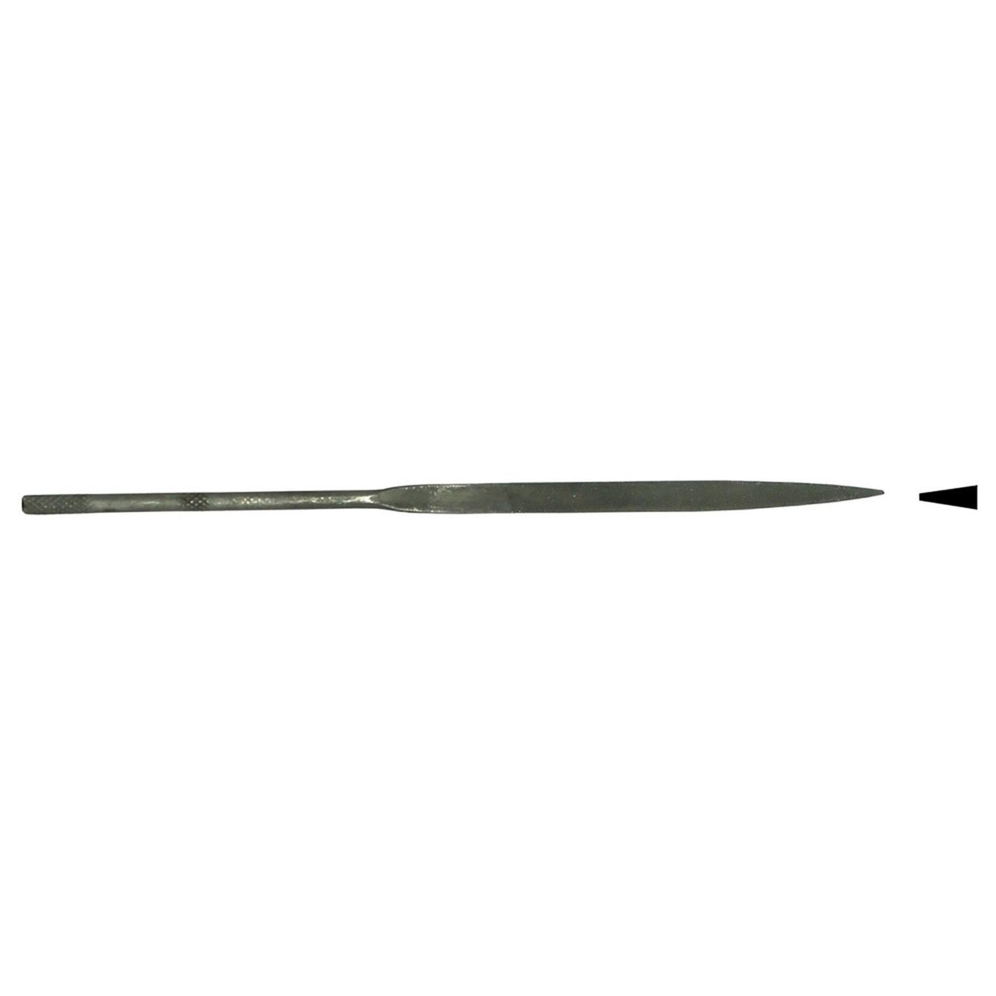5.5in (13.97cm) Flat Needle File, Cut #2 (Carded)