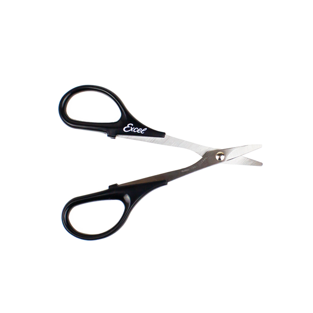 5.5in Lexan Stainless Steel Scissors, Curved (Carded)