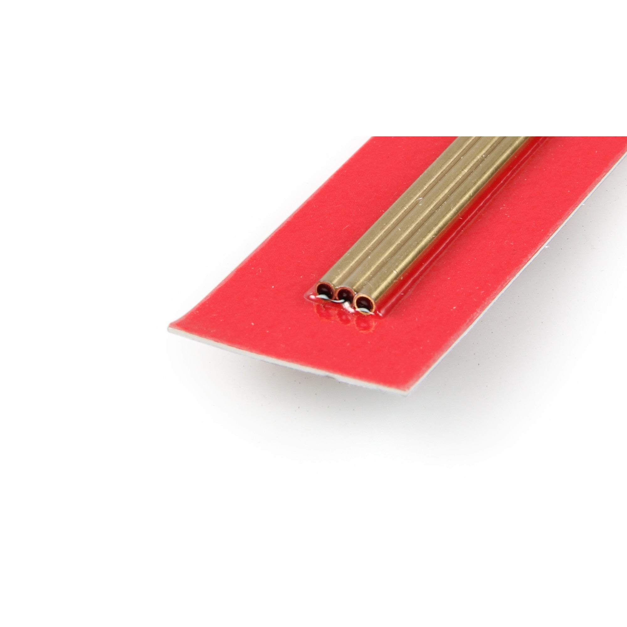 1mm Brass Round Tube, .225mm Wall (300mm long) (4 pcs)